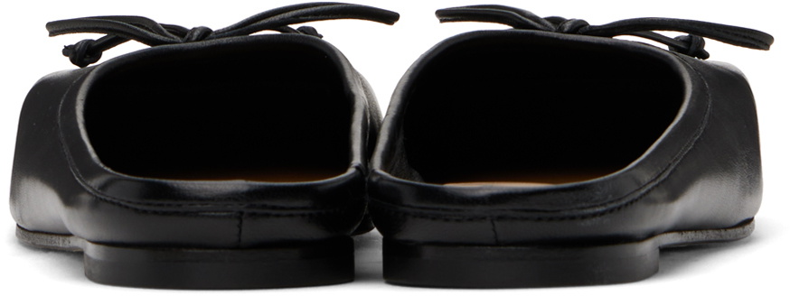 JACQUEMUS Black Le Chouchou 'Les mules plates Ballet' Ballerina Flats