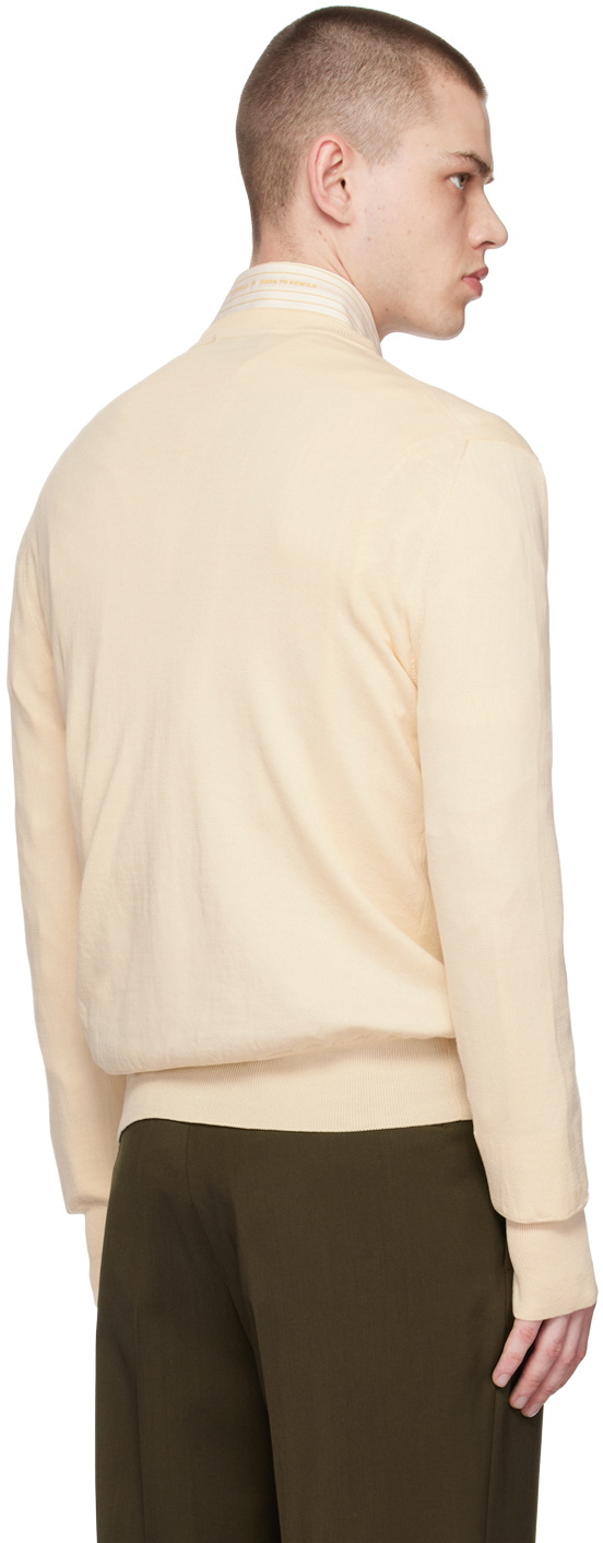 Vivienne Westwood Off-White Ripped Cardigan Vivienne Westwood