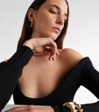 Jennifer Fisher Murphy Mini gold-plated hoop earrings