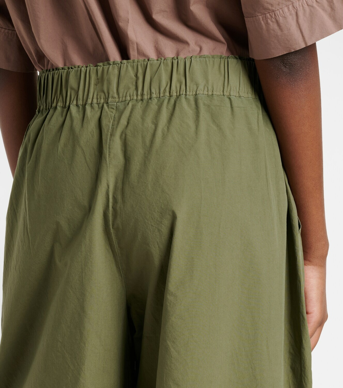 Velvet Sophia cotton poplin wide-leg pants