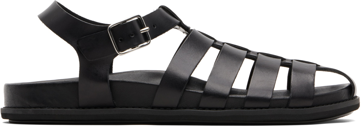 A.P.C. Brown Emile Sandals A.P.C.