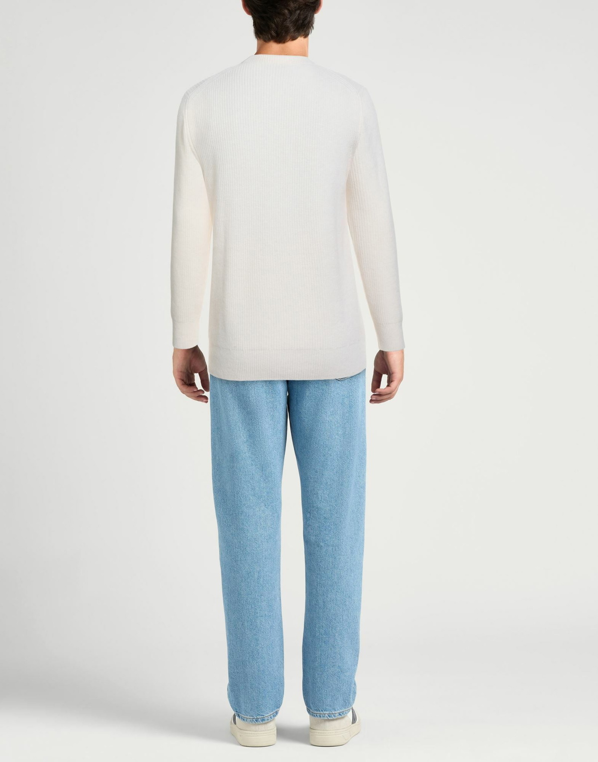 Ballantyne Mens Sweater Ivory