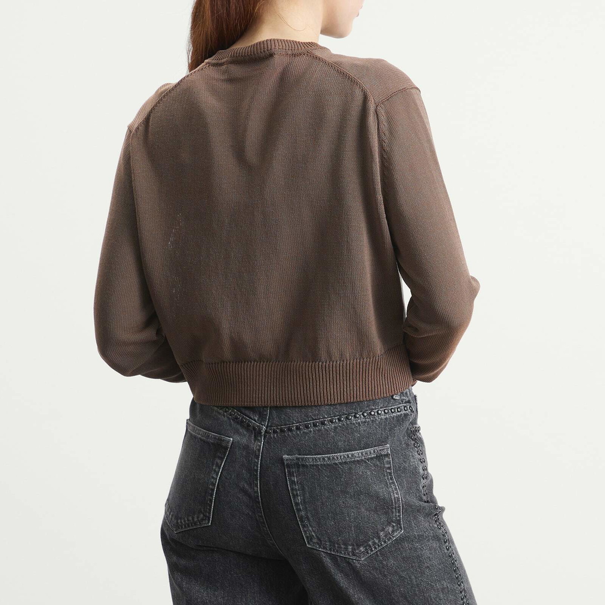 Our Legacy Women's Micro Cardigan in Cangiante Copper
