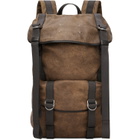 Maison Margiela Brown High Tech Medium Backpack