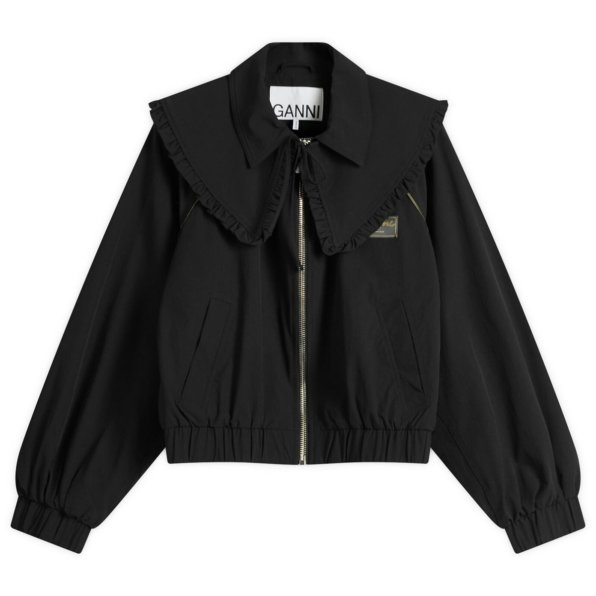 Ganni Quilted cropped jacket GANNI Ganni Quilted cropped jacket GANNI