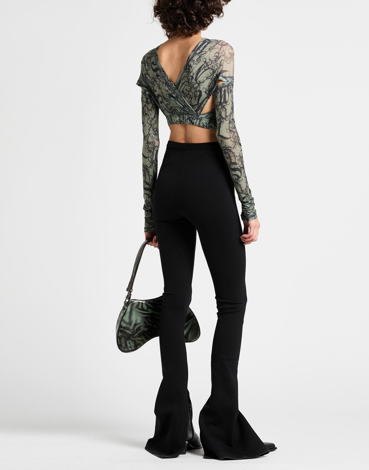Knwls Womens Top Military in Green