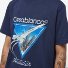 Casablanca Men's Aiiiiir T-Shirt in Navy