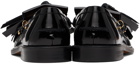 Marni Black Leather Bambi Loafers