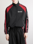 Willy Chavarria - Casa De Chavarria Logo-Detailed Shell Jacket - Black