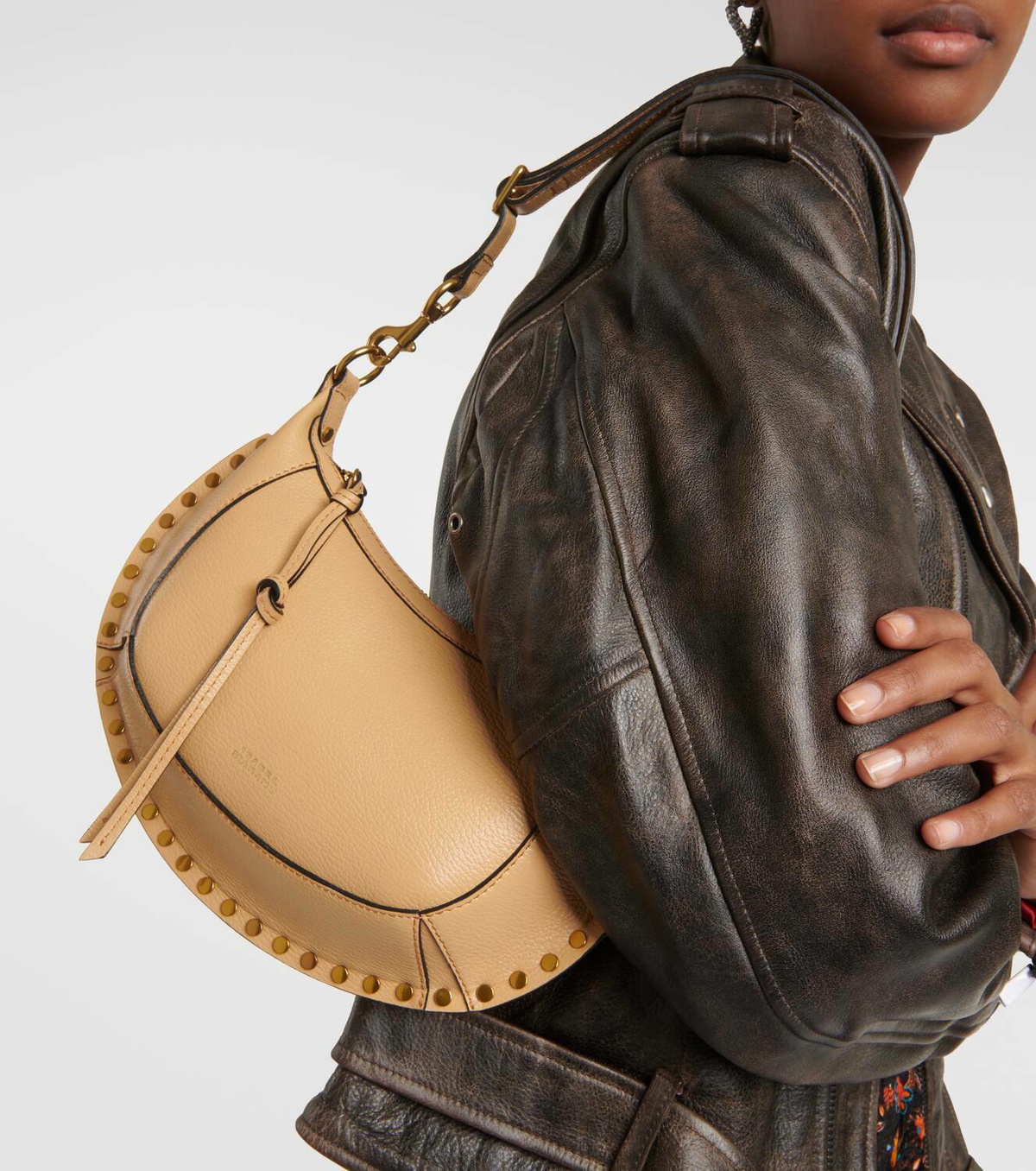Isabel Marant Oskan Moon leather shoulder bag Isabel Marant