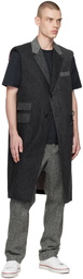 Thom Browne Gray Paneled Vest