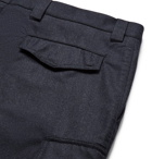 Brunello Cucinelli - Wool-Flannel Cargo Trousers - Men - Navy