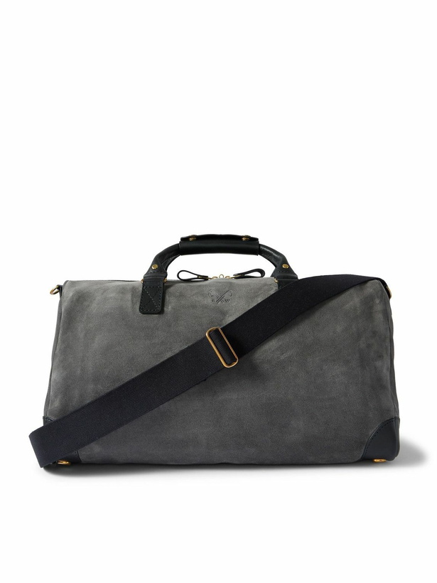 Photo: Bennett Winch - Commuter Leather-Trimmed Suede Holdall