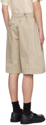 The Frankie Shop Beige Adan Shorts