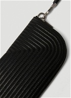 Neck Strap Wallet in Black