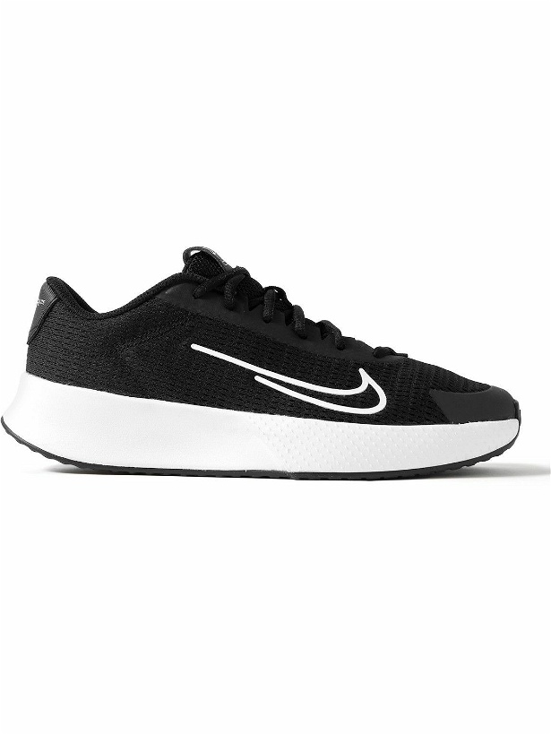 Photo: Nike Tennis - NikeCourt Vapor Lite 2 Rubber-Trimmed Mesh Sneakers - Black