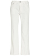 Toteme Kick Flared-leg Denim Jeans Off White