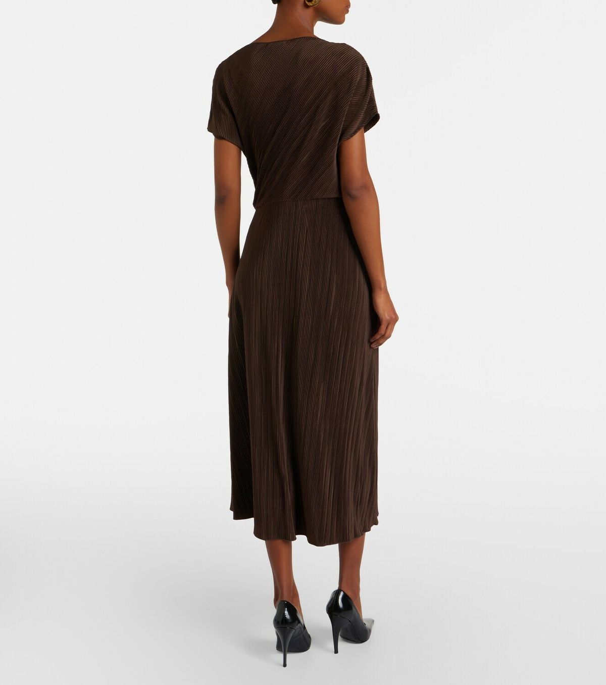 Vince Pleated midi dress