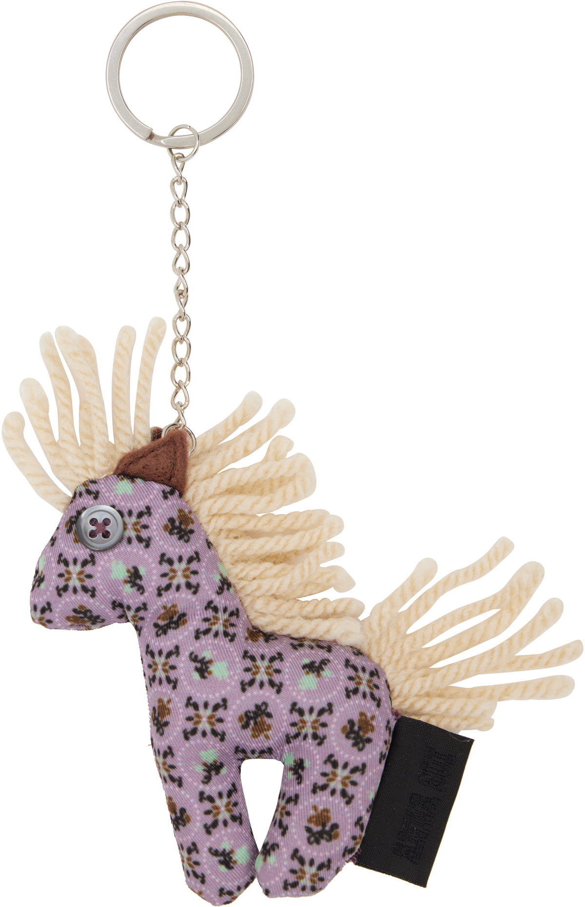 Anna Sui Purple Graphic Keychain