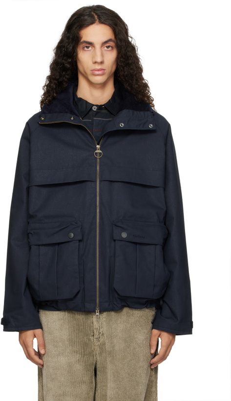 Photo: Barbour Navy Ursula Wading Waterproof Rain Jacket