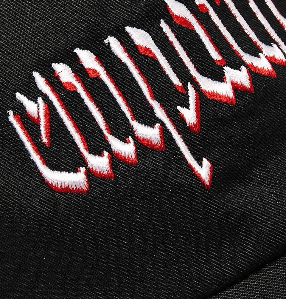 Resort Corps - Embroidered Cotton-Twill Baseball Cap - Black Resort Corps