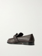 Bottega Veneta - Astaire Knot-Detailed Full-Grain Leather Loafers - Brown