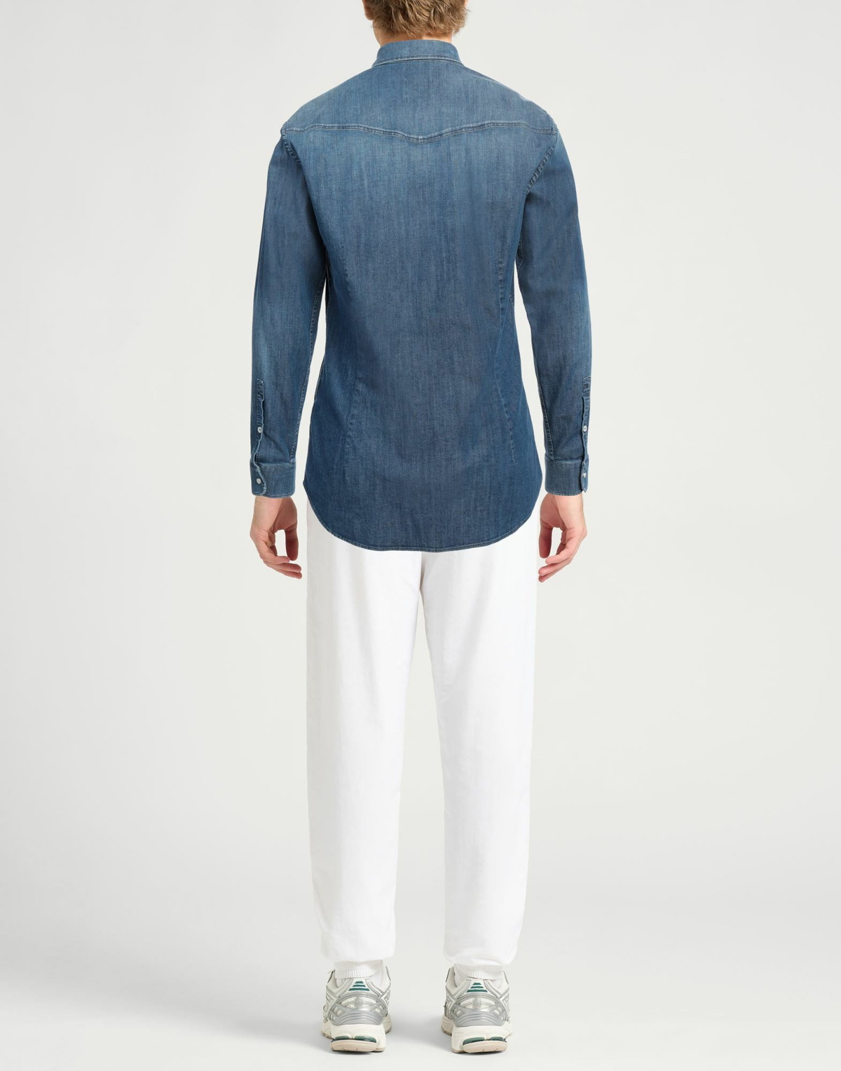 Dondup Mens Denim shirt in Blue