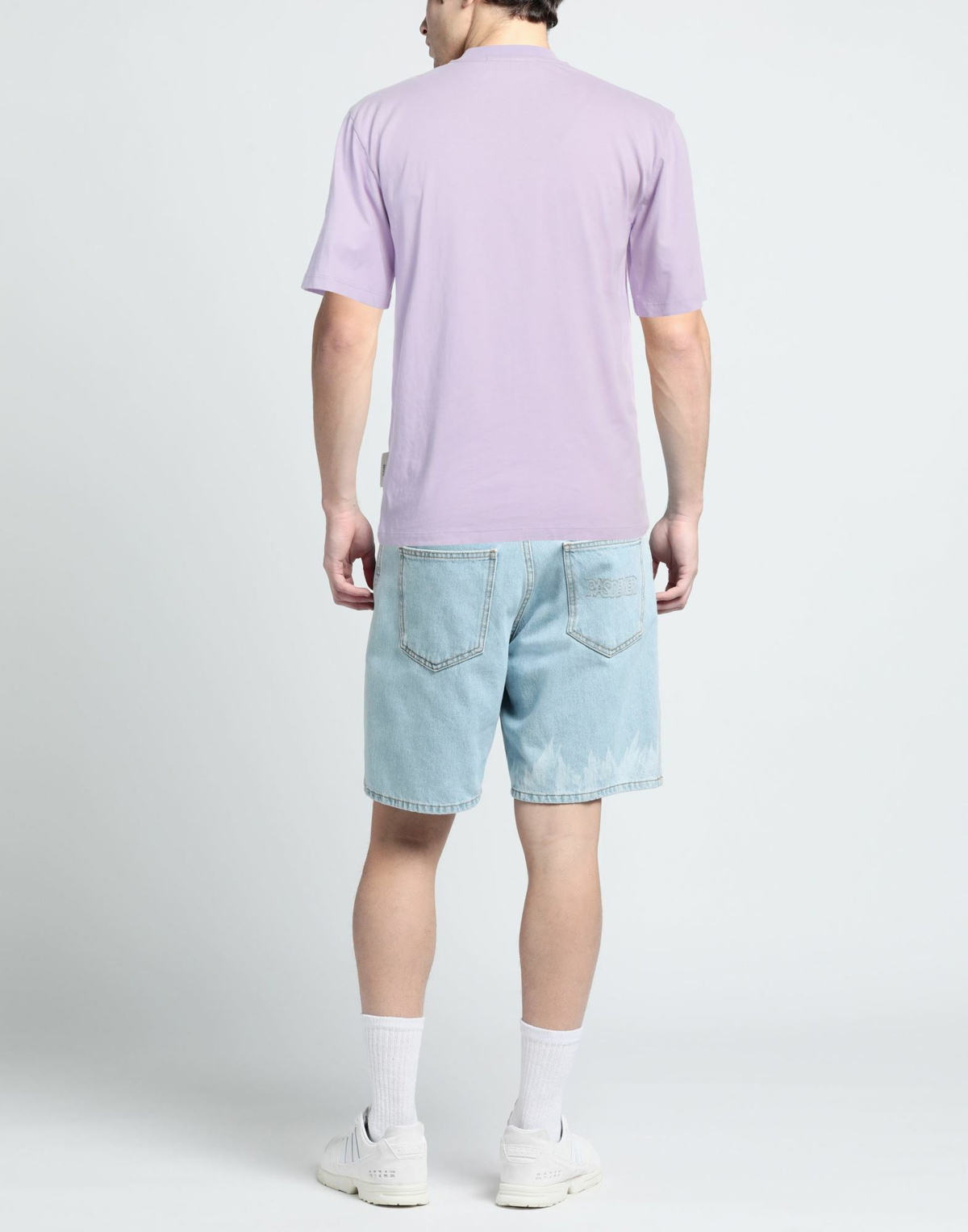 Msgm Mens T-shirt Lilac