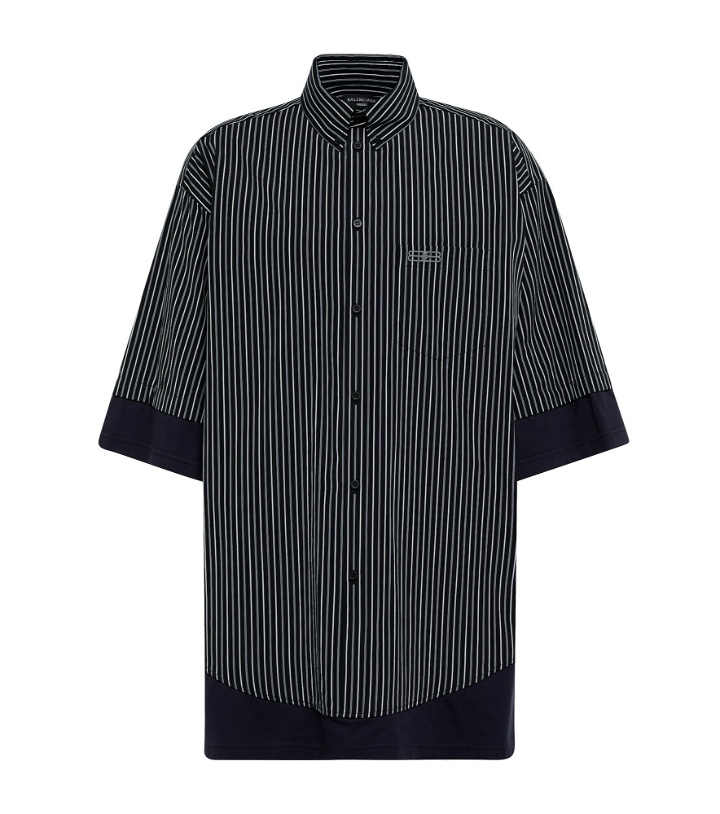 Photo: Balenciaga - Striped cotton shirt