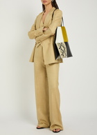 Gabriela Hearst Vesta Straight-leg Trousers Beige