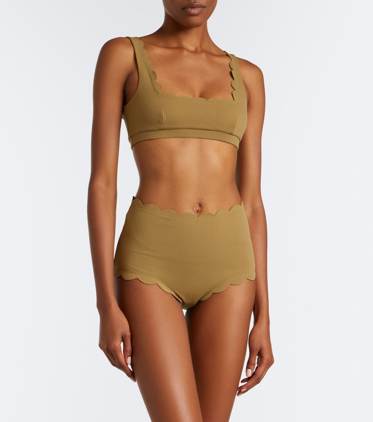 Marysia Mini Palm Springs scalloped bikini top