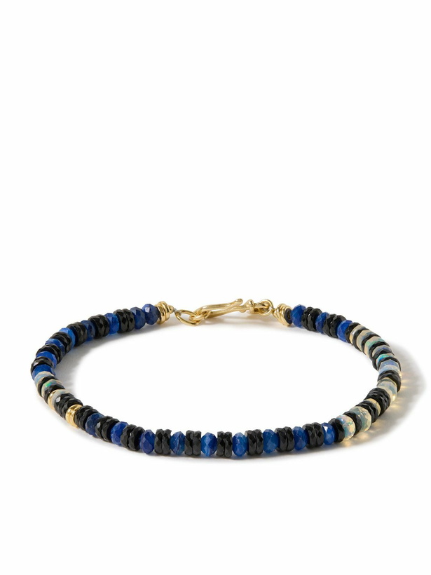 Photo: Peyote Bird - Night Owl Gold-Plated Multi-Stone Beaded Bracelet