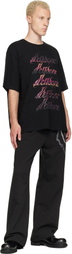 We11done Black Gradient Logo T-shirt