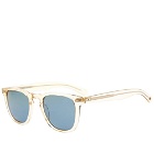 Garrett Leight Brooks X 48 10th Anniversary Limited Edition Sunglasses in Champagne/Blue Smoke