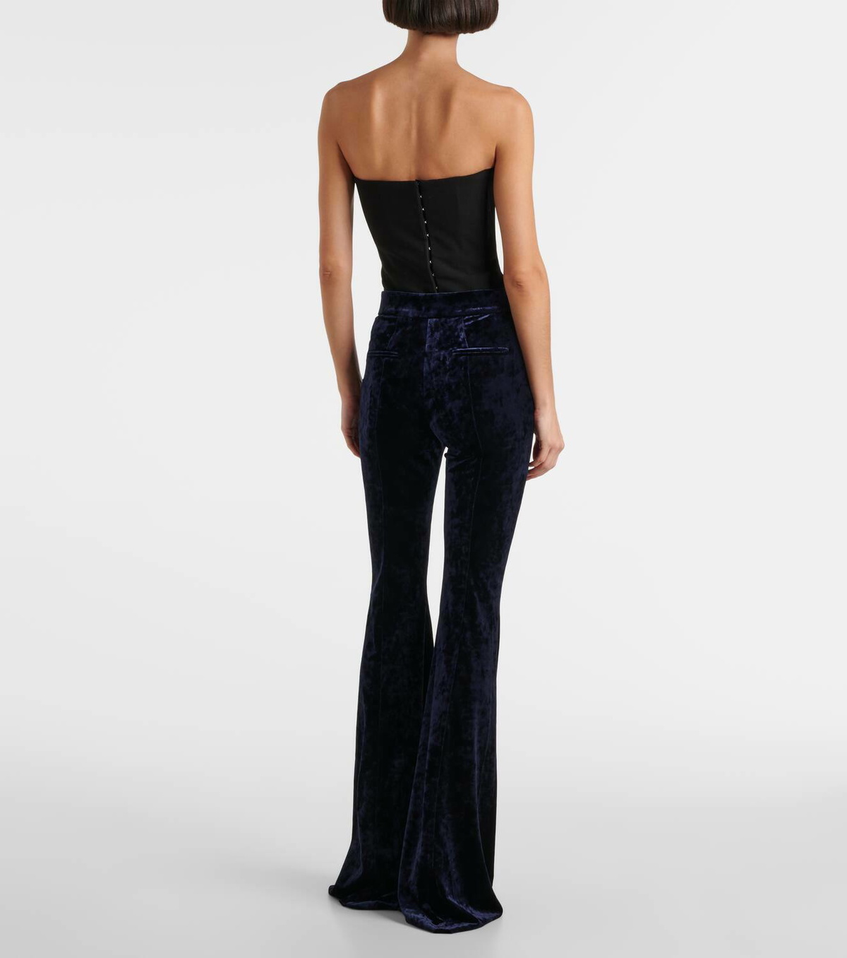 Alex Perry Velvet flared pants