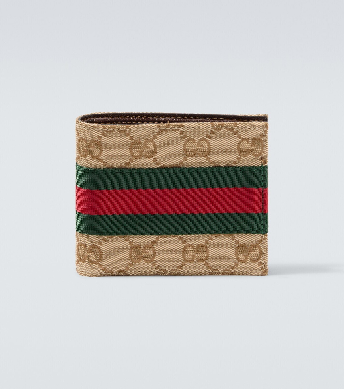 Gucci GG Canvas Web Stripe bifold wallet