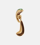 Khaite Cyclone 18kt gold-plated drop earrings