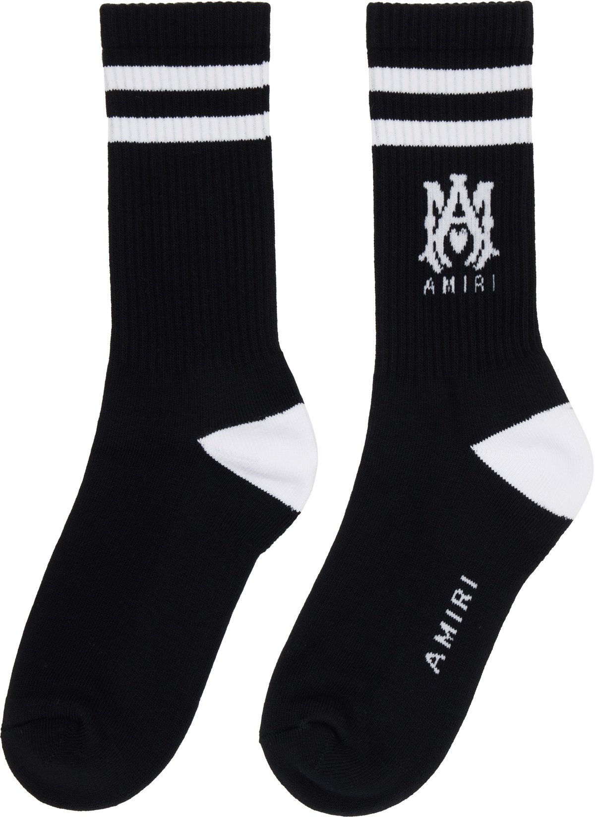 AMIRI Black 'MA' Core Logo Socks