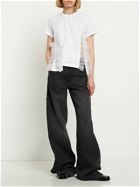 NOIR KEI NINOMIYA - Cotton Jersey & Tulle T-shirt