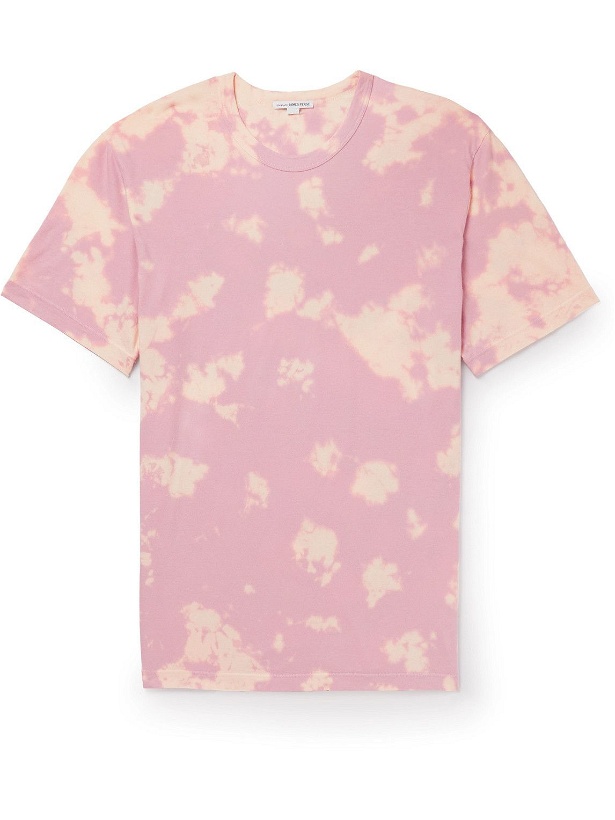 Photo: James Perse - Bleached Combed Cotton-Jersey T-Shirt - Pink