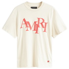 AMIRI Men's Staggered Logo T-Shirt in Birch