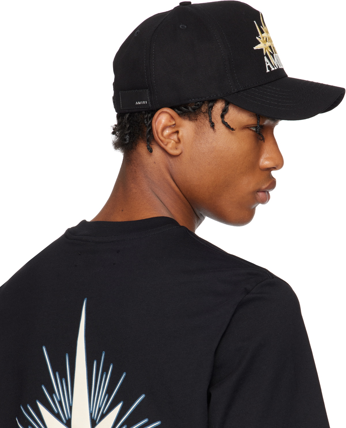 2025人気特価 AMIRI Black Starburst Cap Amiri 帽子