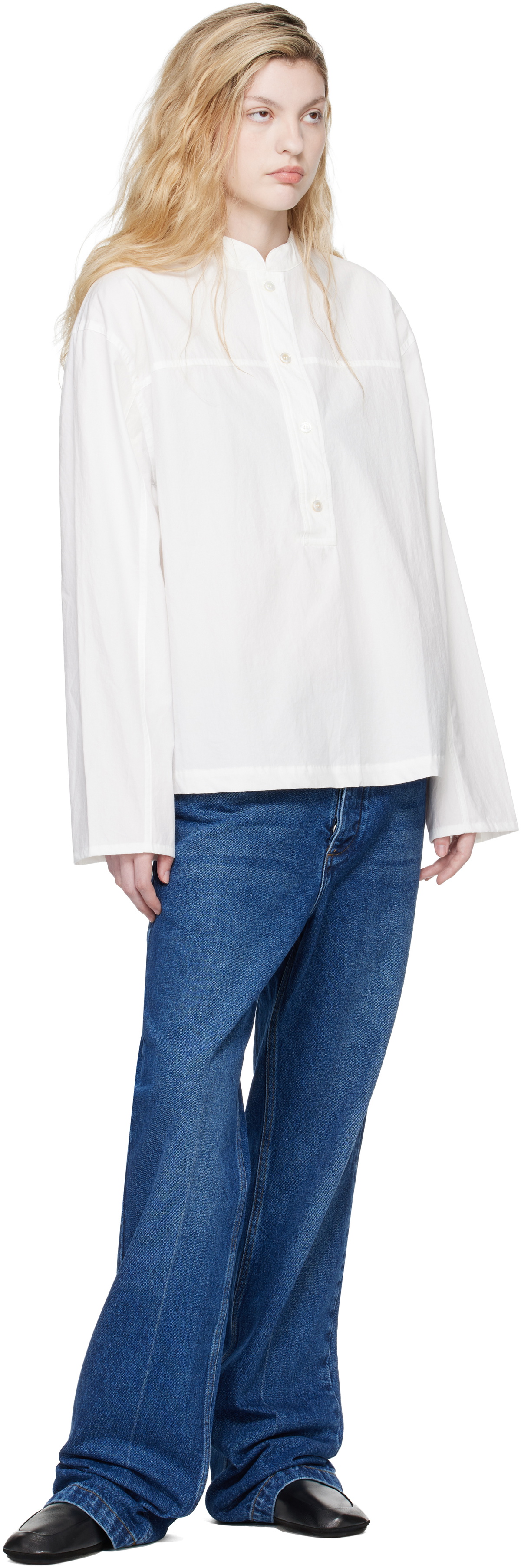 Studio Nicholson White Vega Shirt