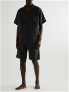 Desmond & Dempsey - Linen Pyjama Set - Black