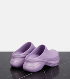 Balenciaga X Crocs platform slides