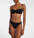 ViX Paula Hermanny Nika embellished bandeau bikini top