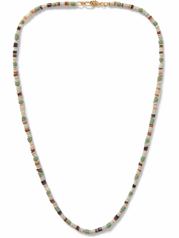 Photo: Roxanne Assoulin - Shell, Enamel and Gold-Tone Beaded Necklace