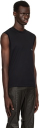 Mugler Black Pierced Tank Top