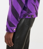 Alexandre Vauthier - Animal-print denim jacket