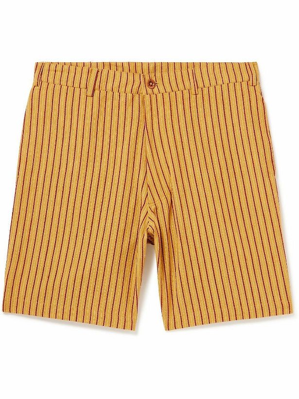 Photo: SMR Days - Leeward Cotton-Chambray Shorts - Yellow